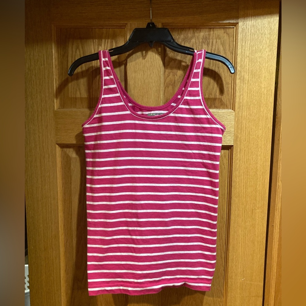 1990s Striped Pink Tank Top